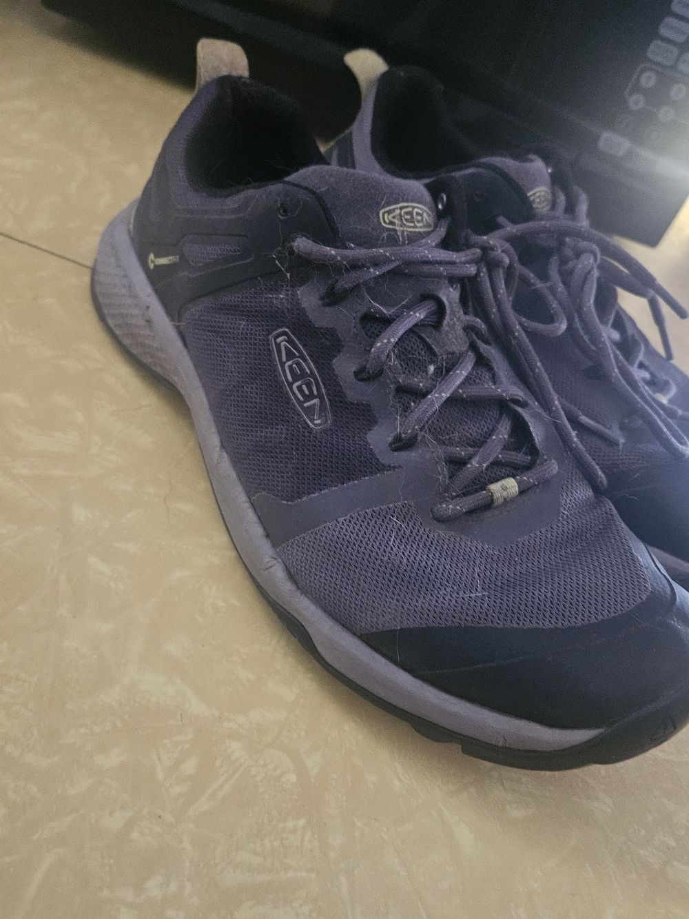 KEEN Women's Purple Lace-Up Athletic Sneakers